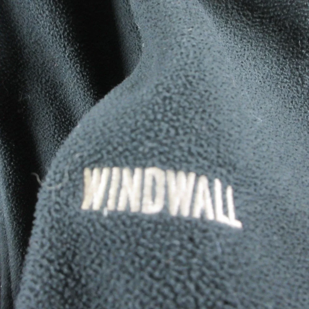 The North Face WindWall Jacket Mens XL Black Full Zip Fleece Outdoors Hiking‎ *